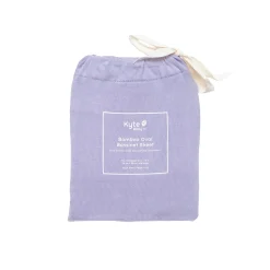 Oval Bassinet Sheet in Taro