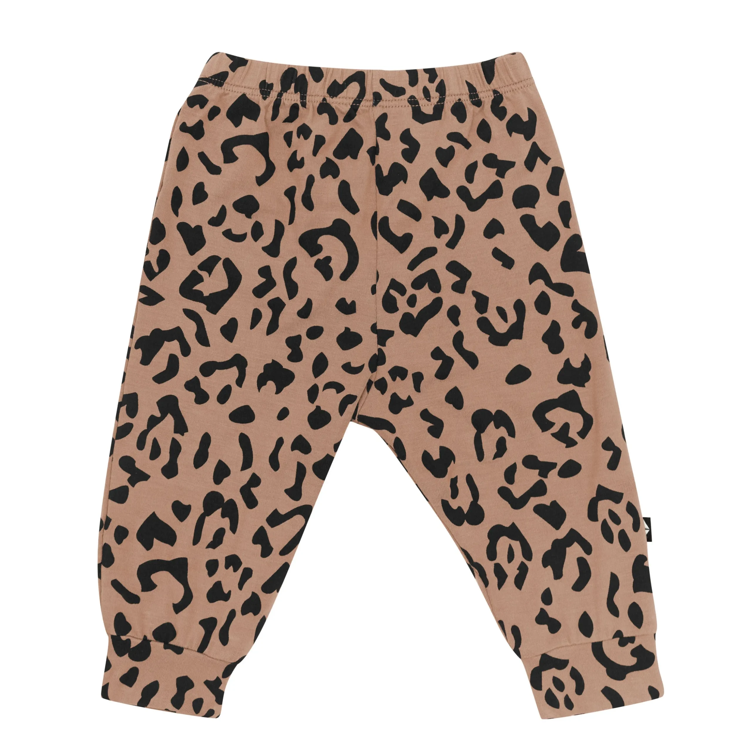 Pant in Latte Leopard