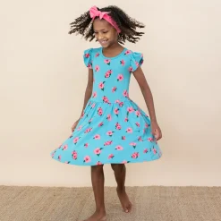Pocket Dress in Hibiscus