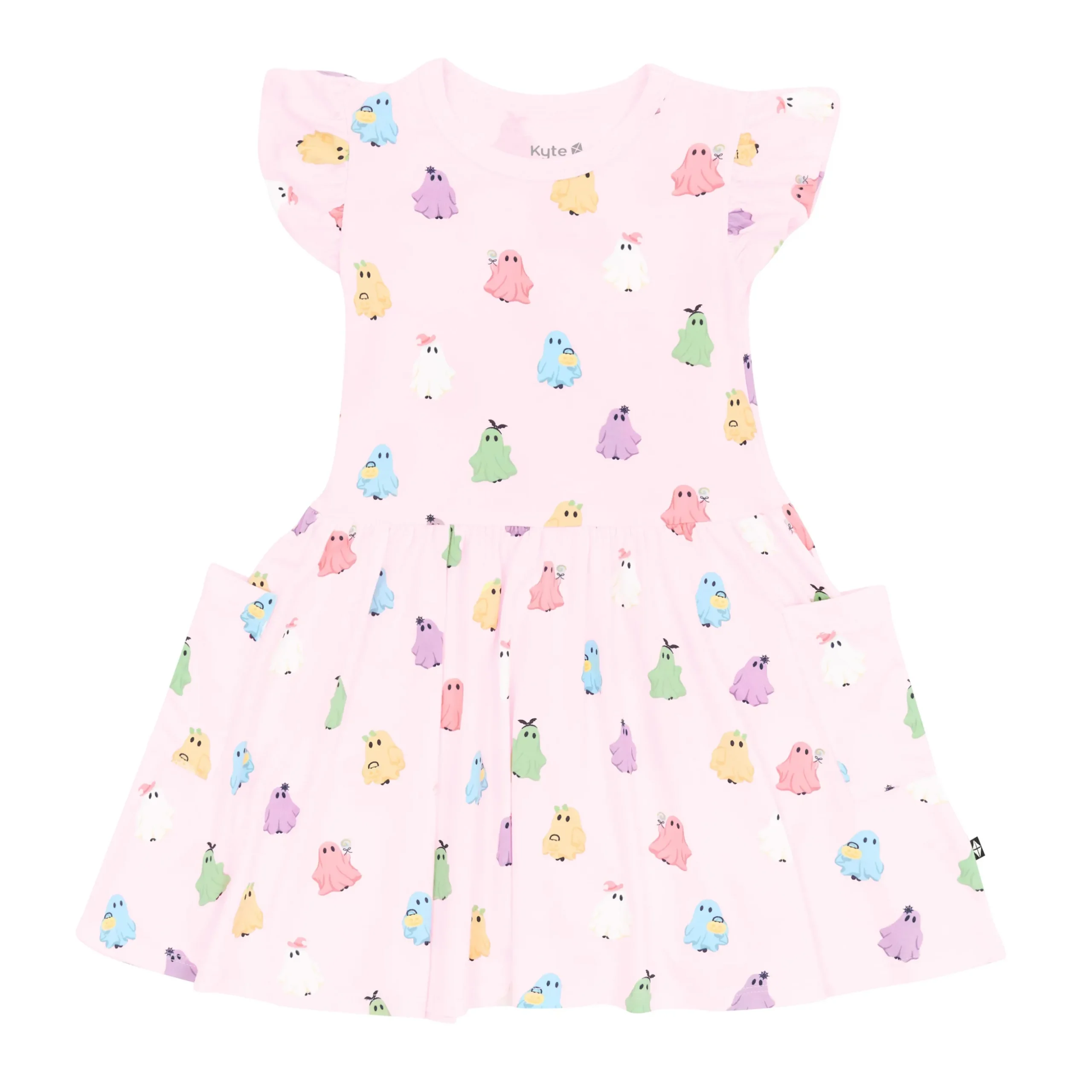 Pocket Dress in Pastel Ghost