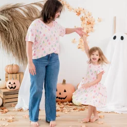 Pocket Dress in Pastel Ghost