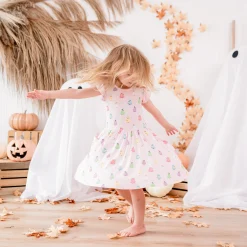 Pocket Dress in Pastel Ghost
