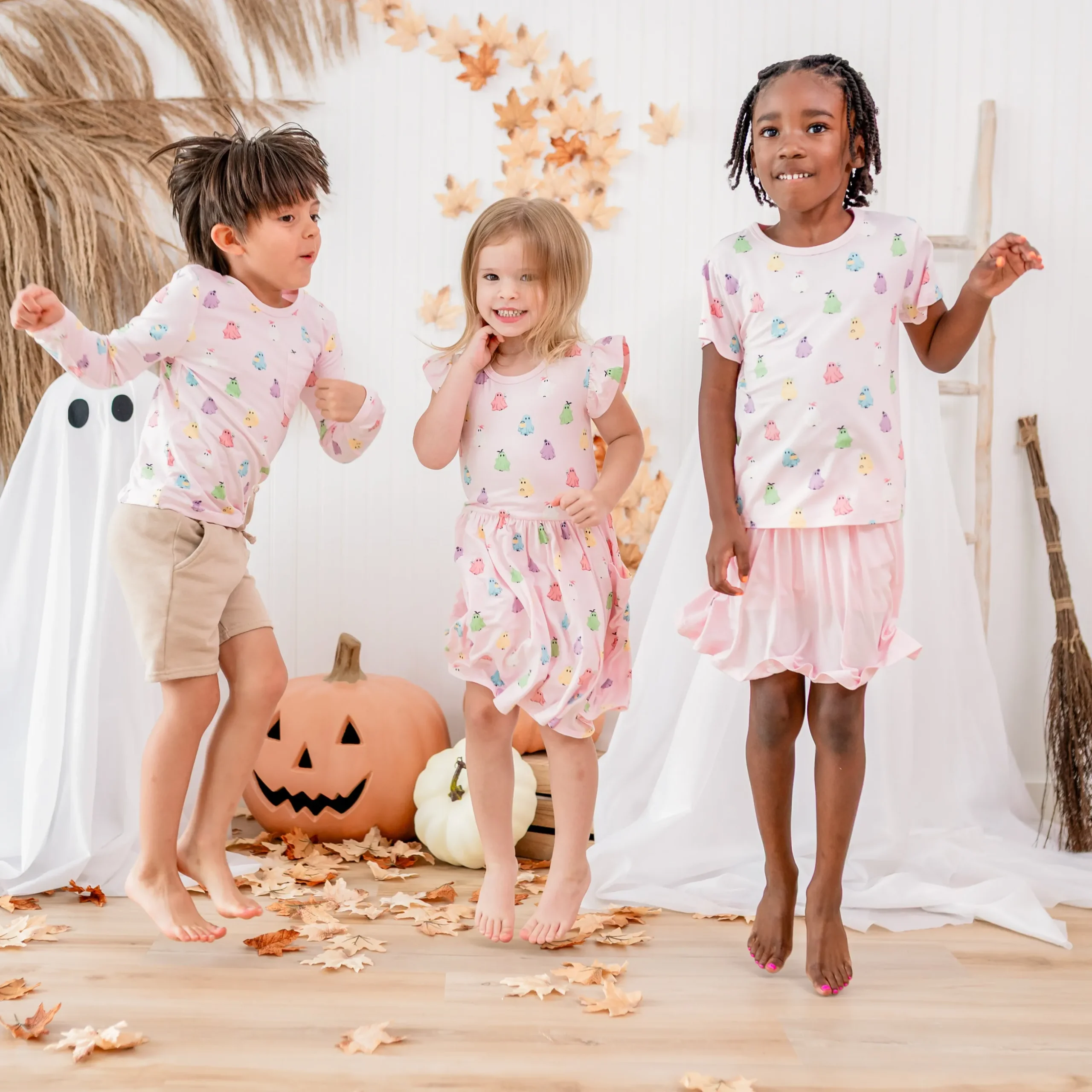 Pocket Dress in Pastel Ghost