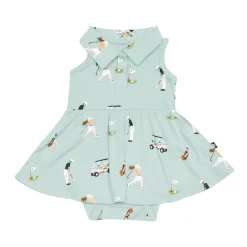 Polo Bodysuit Dress in Golf