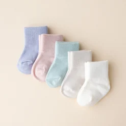Quarter Socks Combo 5-Pack in Pastel set