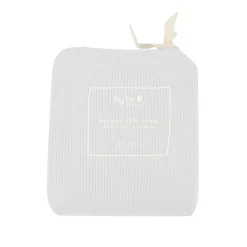 Ribbed Crib Sheet in Storm