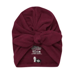 Ribbed Headwrap in Burgundy