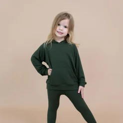 Ribbed Hoodie in Fir