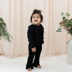 Ribbed Hoodie in Midnight