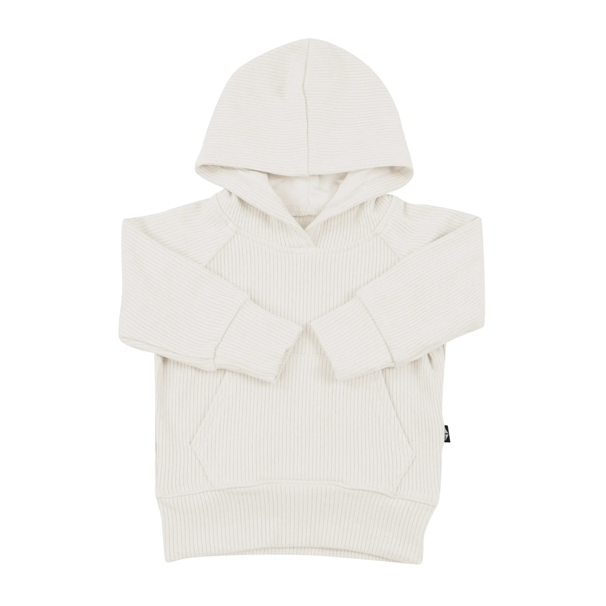 Ribbed Hoodie in Oat