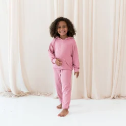 Ribbed Jogger Pant in Apple Blossom