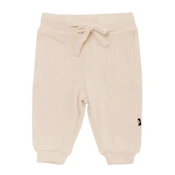 Ribbed Jogger Pant in Bisque