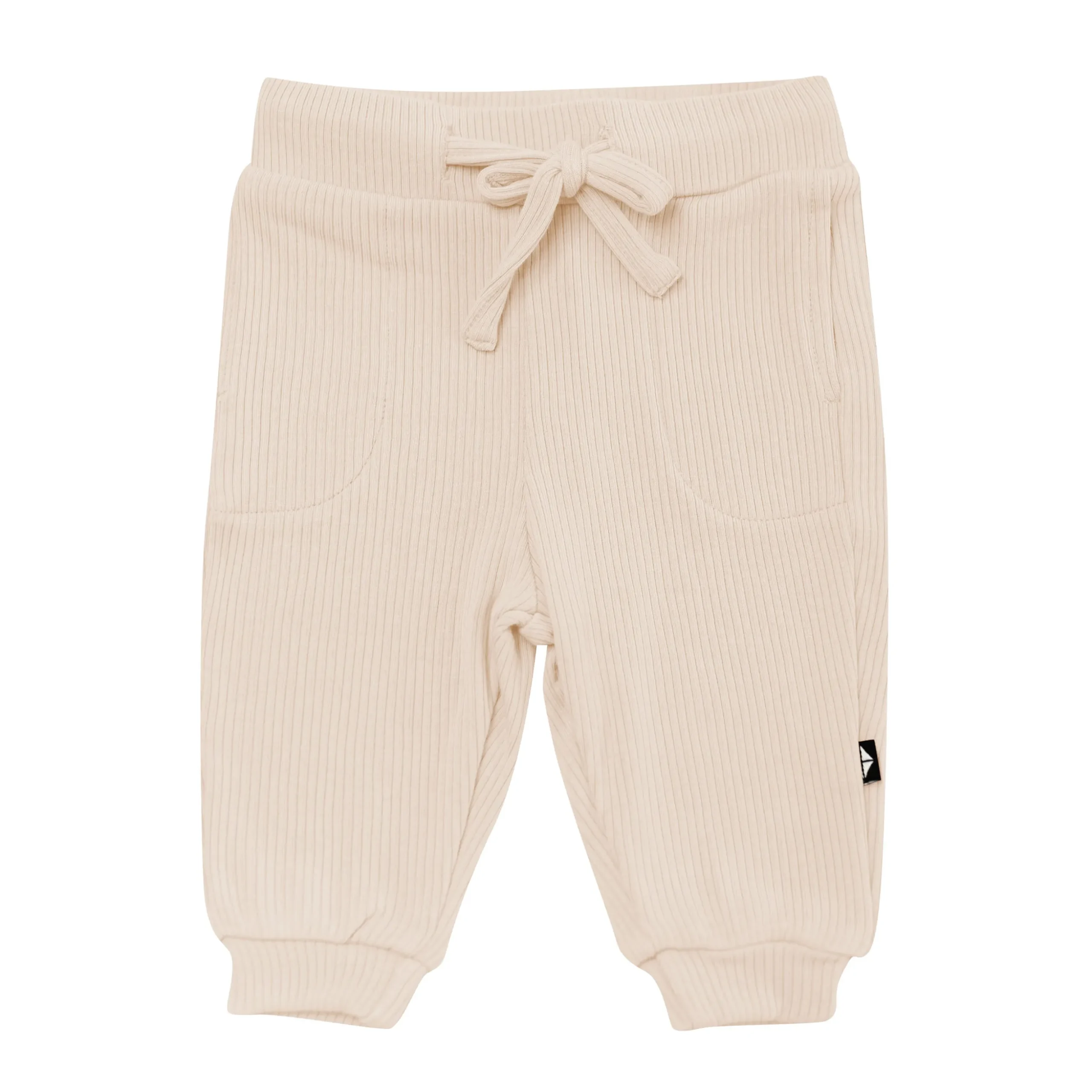 Ribbed Jogger Pant in Bisque