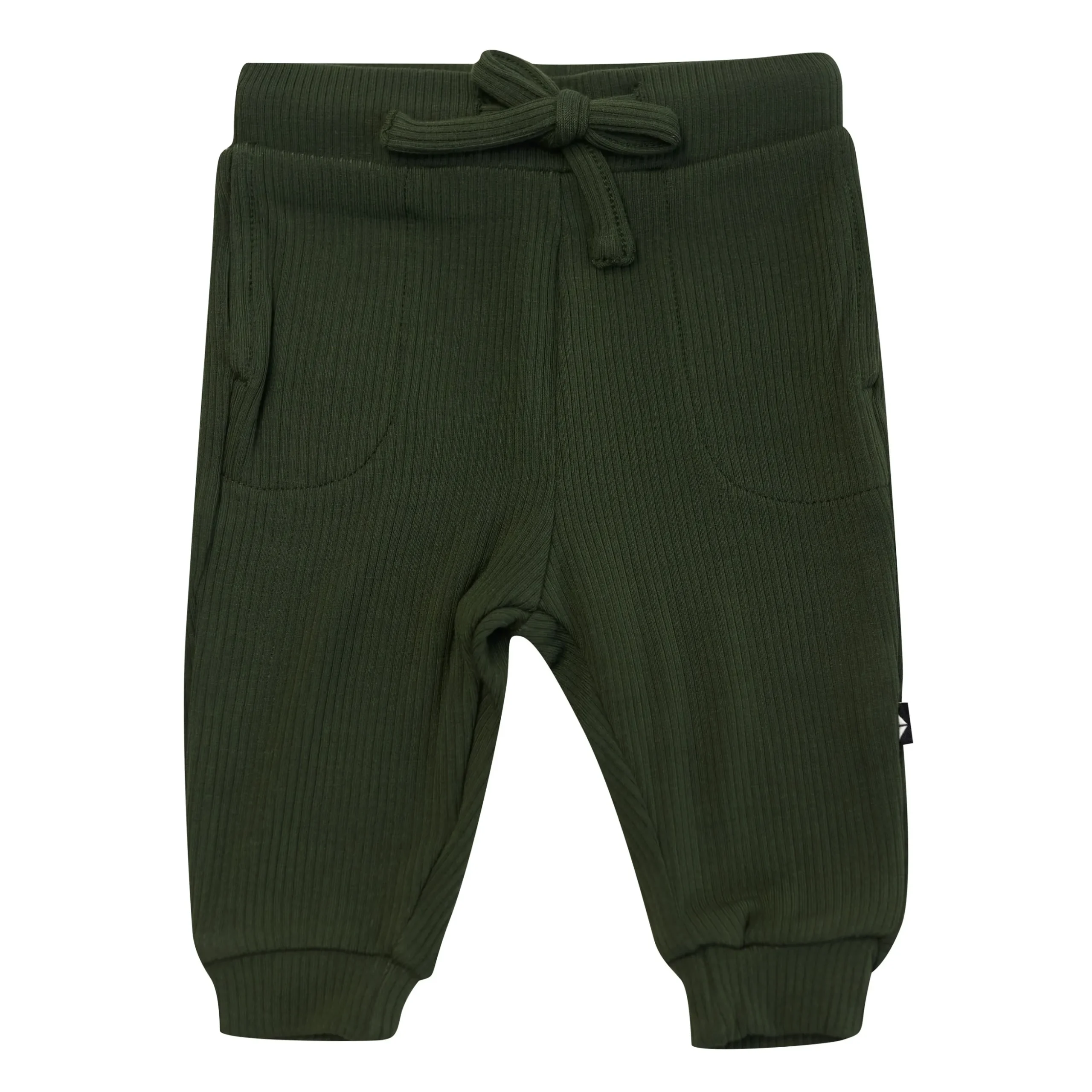 Ribbed Jogger Pant in Fir