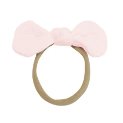 Ribbed Nylon Bow in Sakura