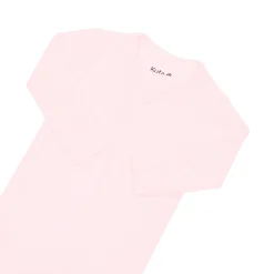 Ribbed Zipper Footie in Sakura