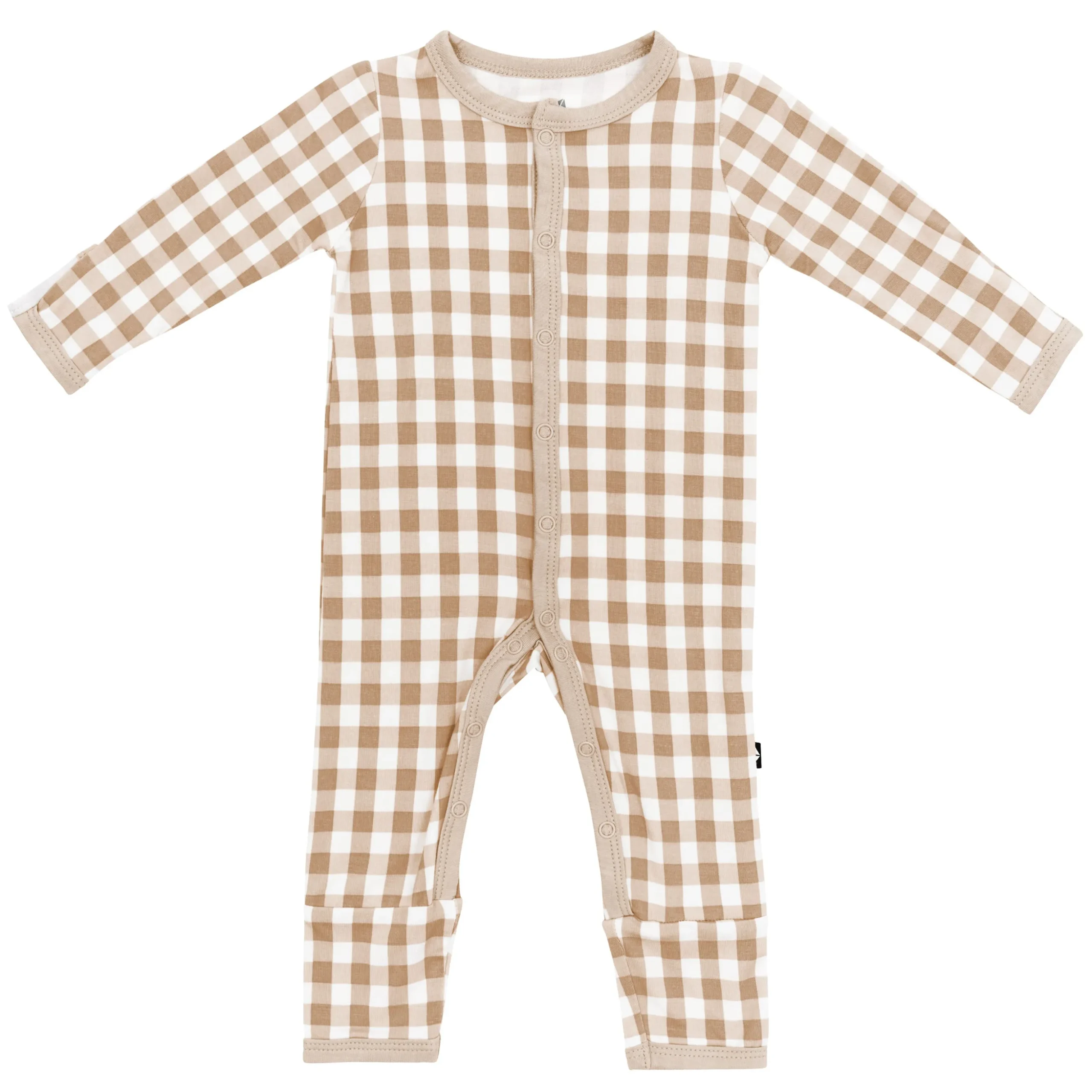 Romper in Gingham Bisque
