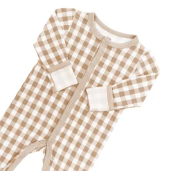 Romper in Gingham Bisque