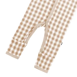 Romper in Gingham Bisque