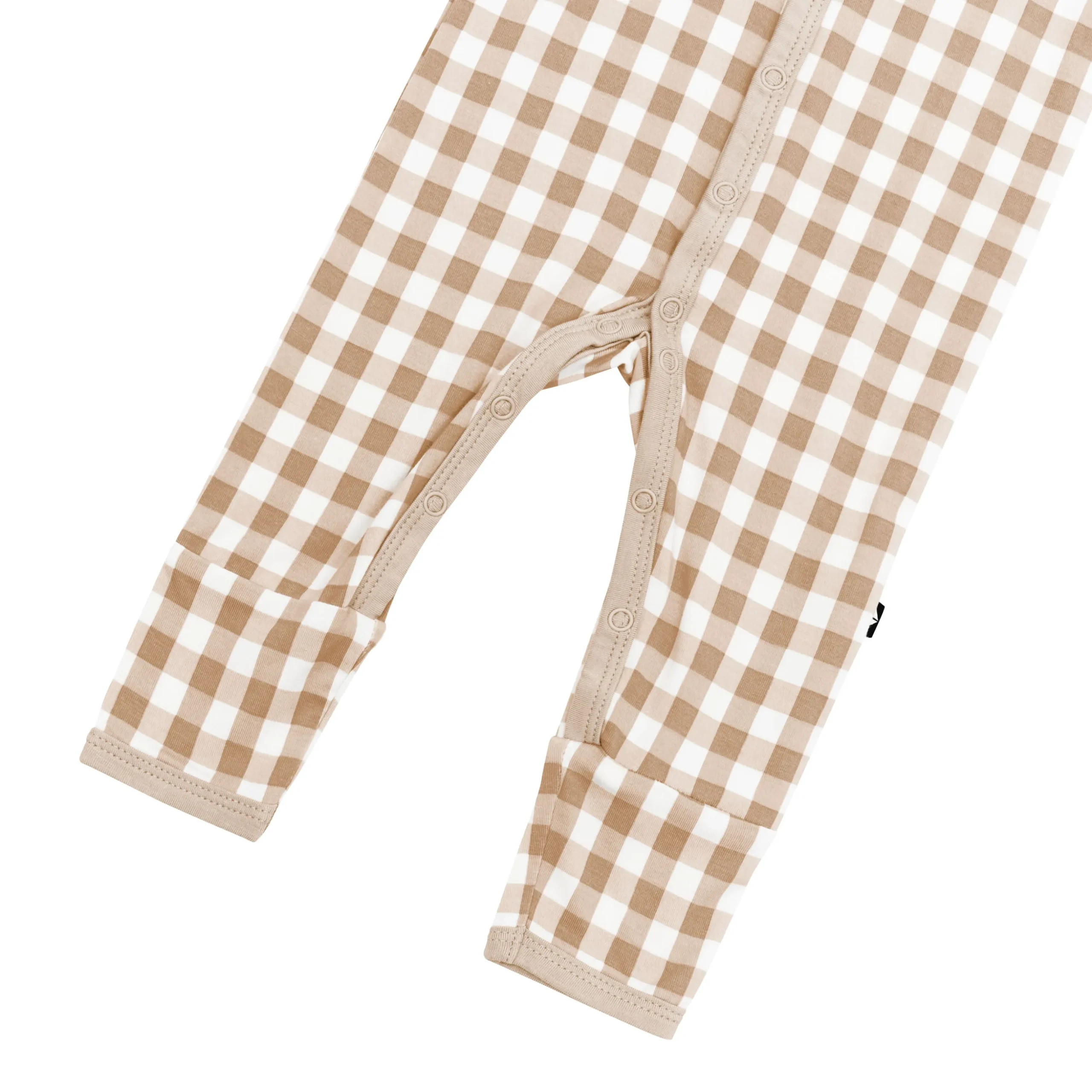 Romper in Gingham Bisque