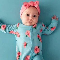 Romper in Hibiscus