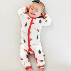 Romper in Santa Sleigh