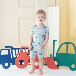 Short Sleeve Pajamas in Construction