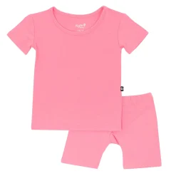 Short Sleeve Pajamas in Guava