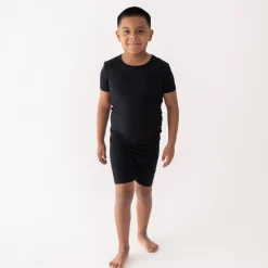 Short Sleeve Pajamas in Midnight