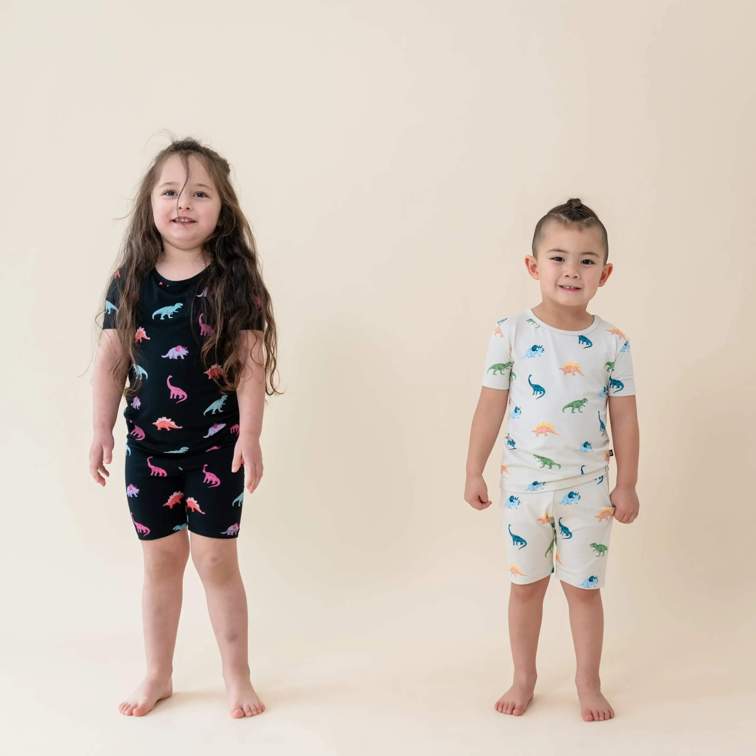 Short Sleeve Pajamas in Midnight Roar