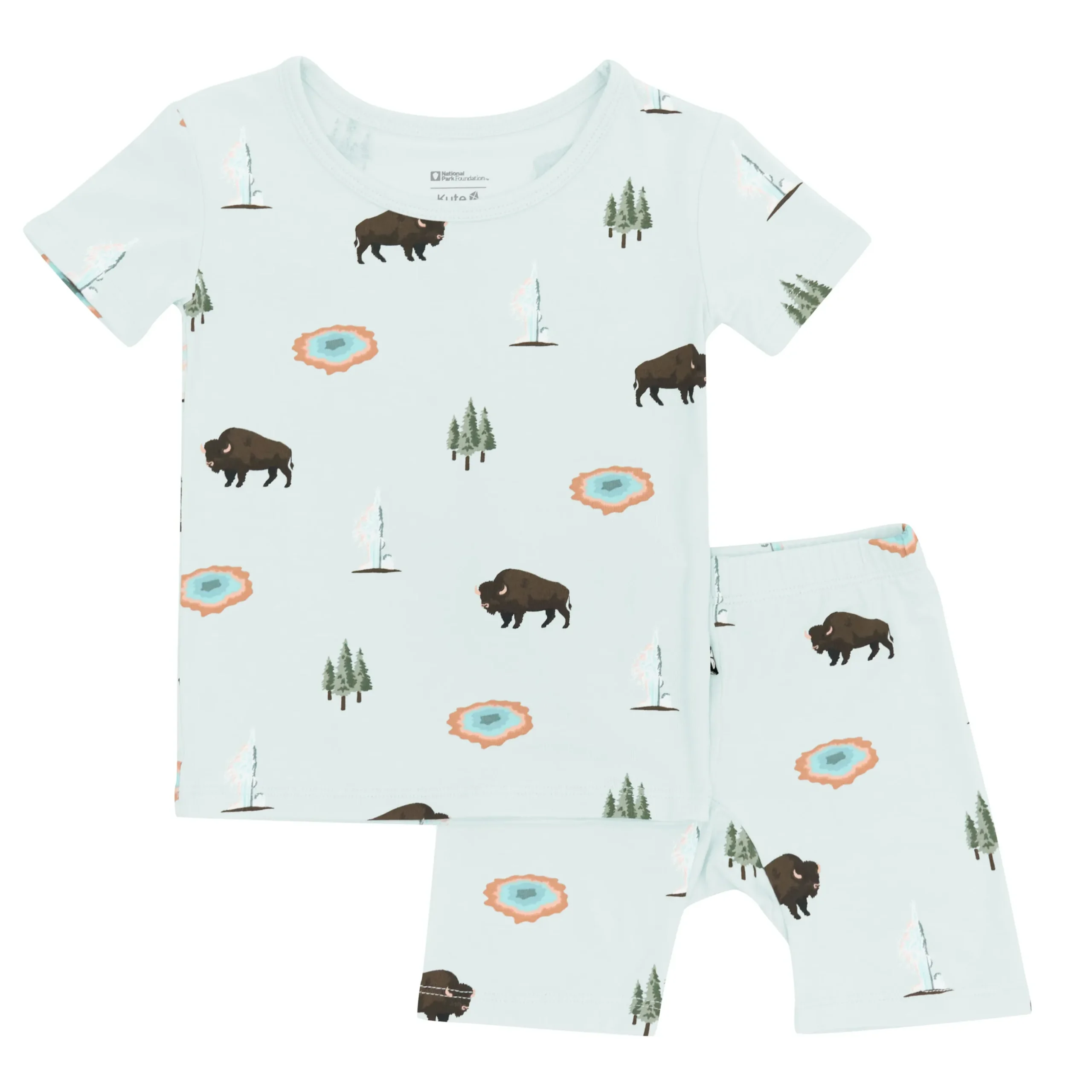 Short Sleeve Pajamas in Yellowstone