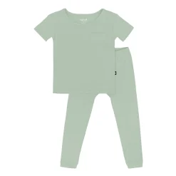 Short Sleeve with Pants Pajamas in Thyme