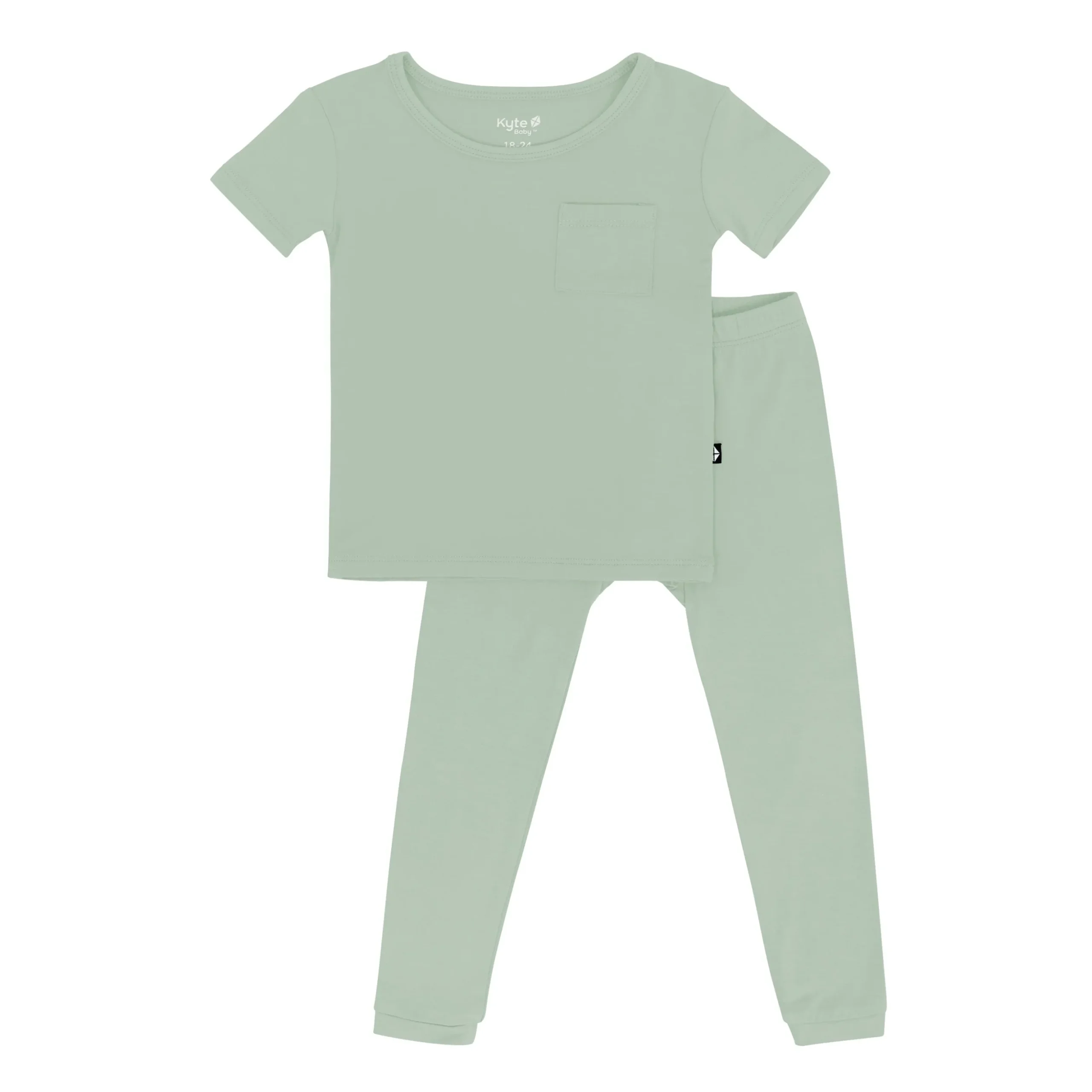 Short Sleeve with Pants Pajamas in Thyme
