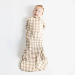 Sleep Bag in Gingham Bisque 2.5