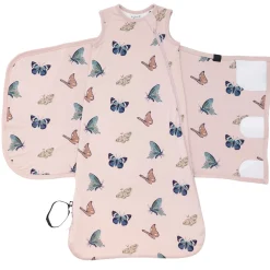 Sleep Bag Swaddler in Blush Butterfly 0.5
