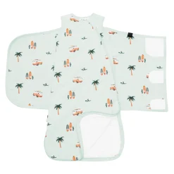 Sleep Bag Swaddler in Dew Surf 1.0