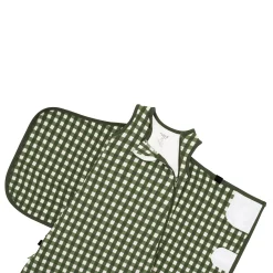 Sleep Bag Swaddler in Gingham Fir 1.0