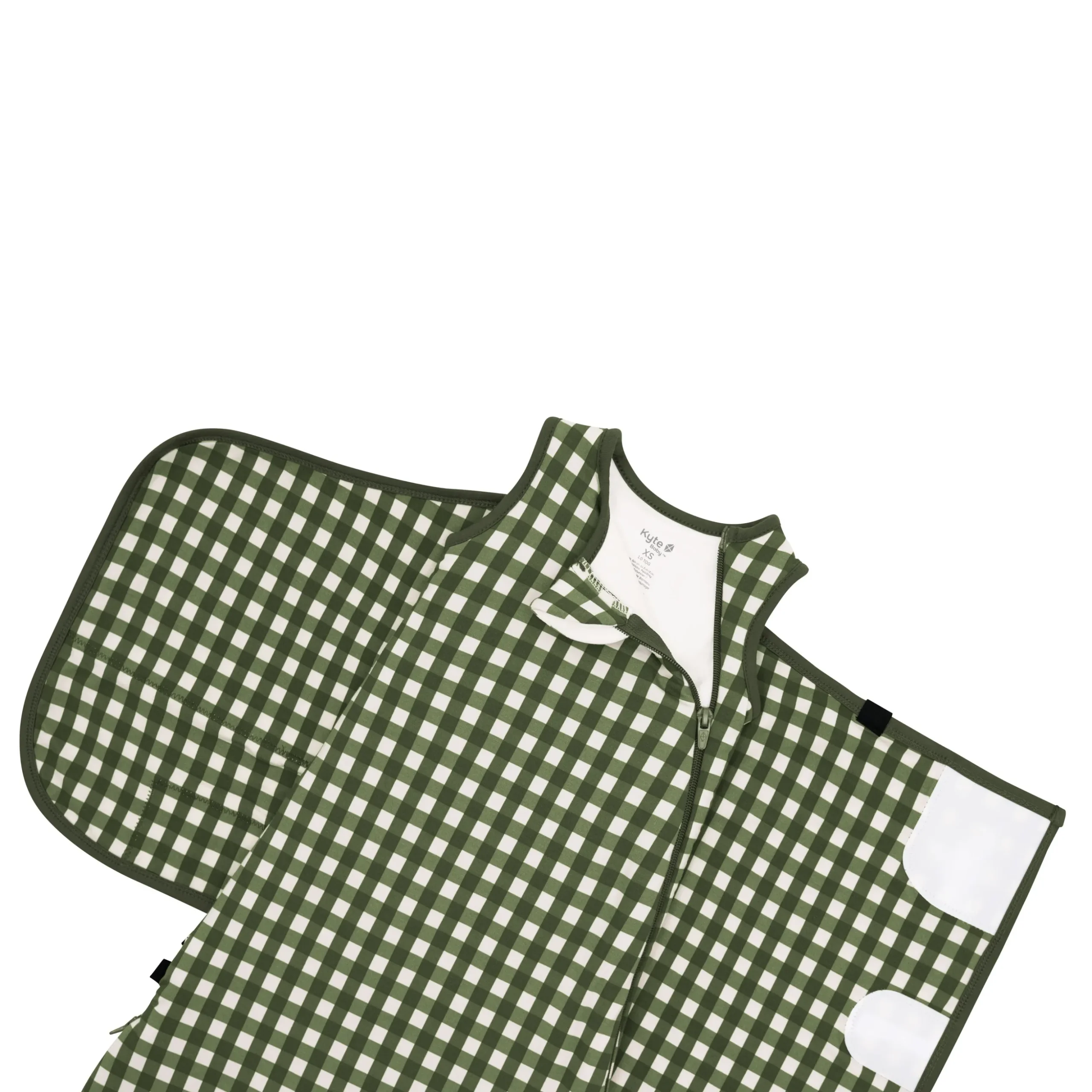 Sleep Bag Swaddler in Gingham Fir 1.0