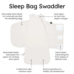 Sleep Bag Swaddler in Oat 1.0