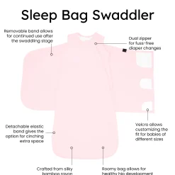 Sleep Bag Swaddler in Sakura 1.0