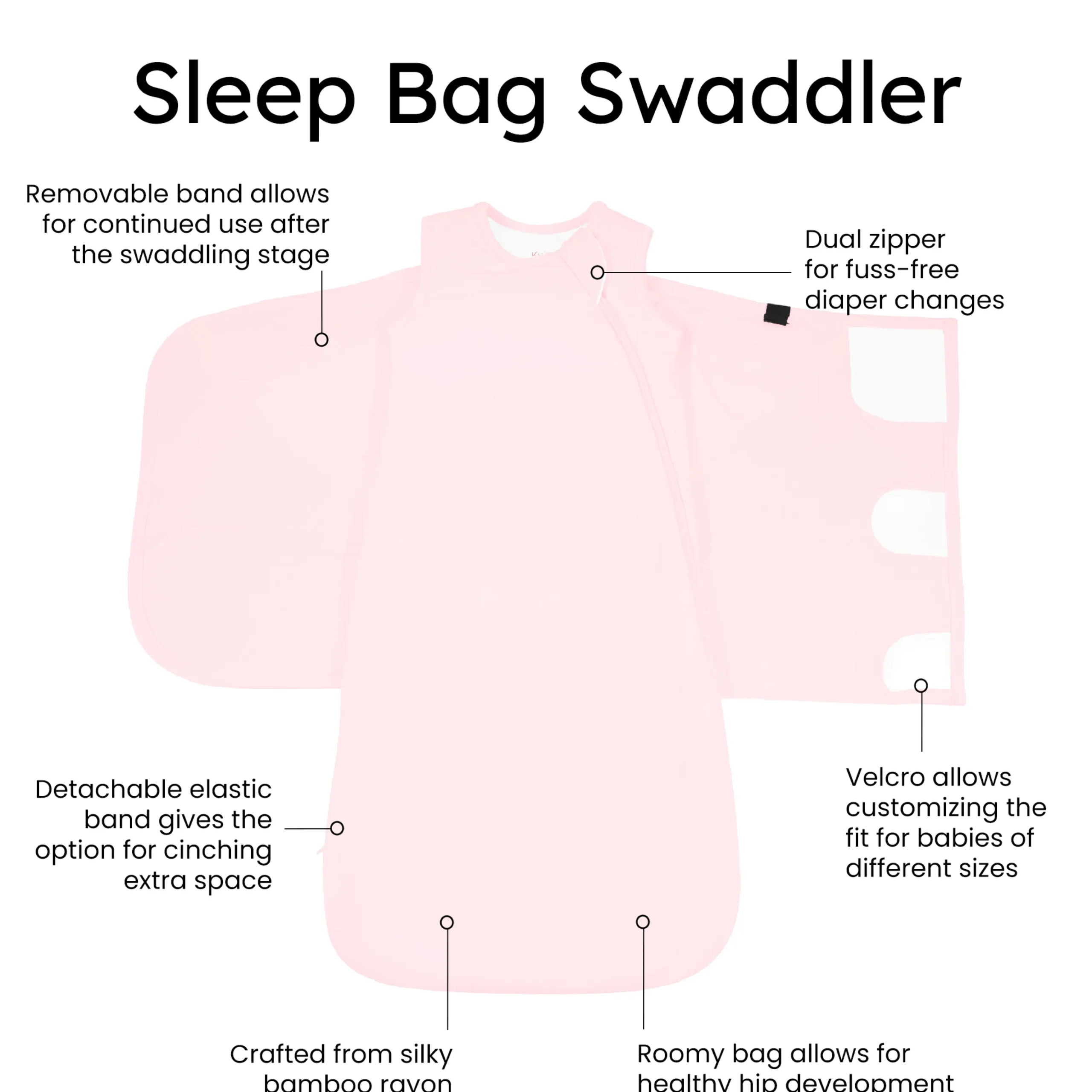 Sleep Bag Swaddler in Sakura 1.0