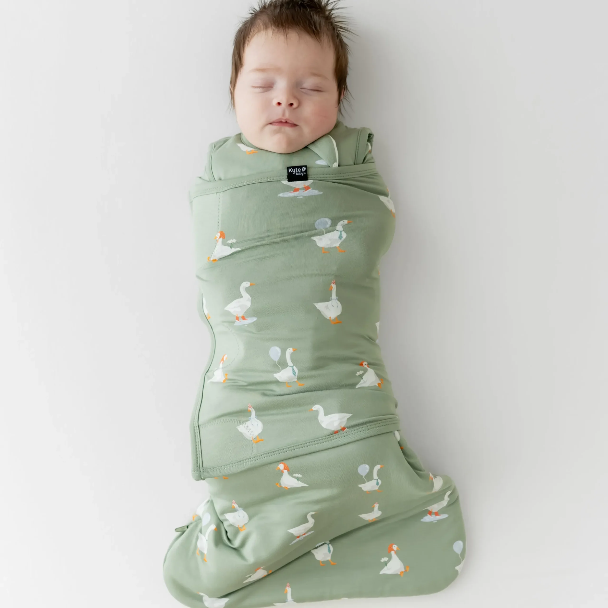 Sleep Bag Swaddler in Silly Goose 1.0