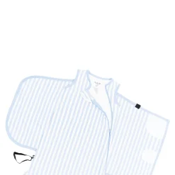 Sleep Bag Swaddler in Small Mist Stripe 1.0