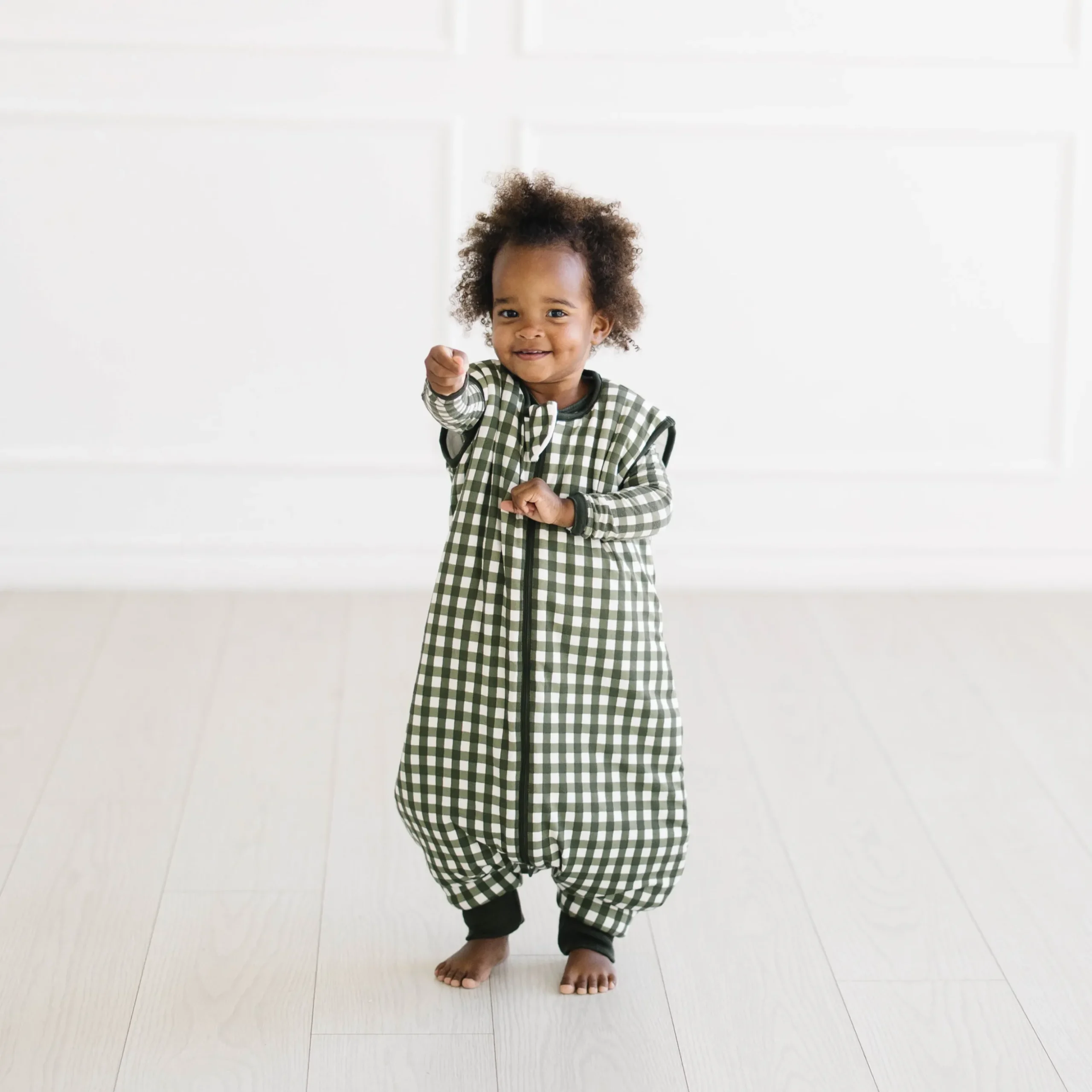 Sleep Bag Walker in Gingham Fir 2.5