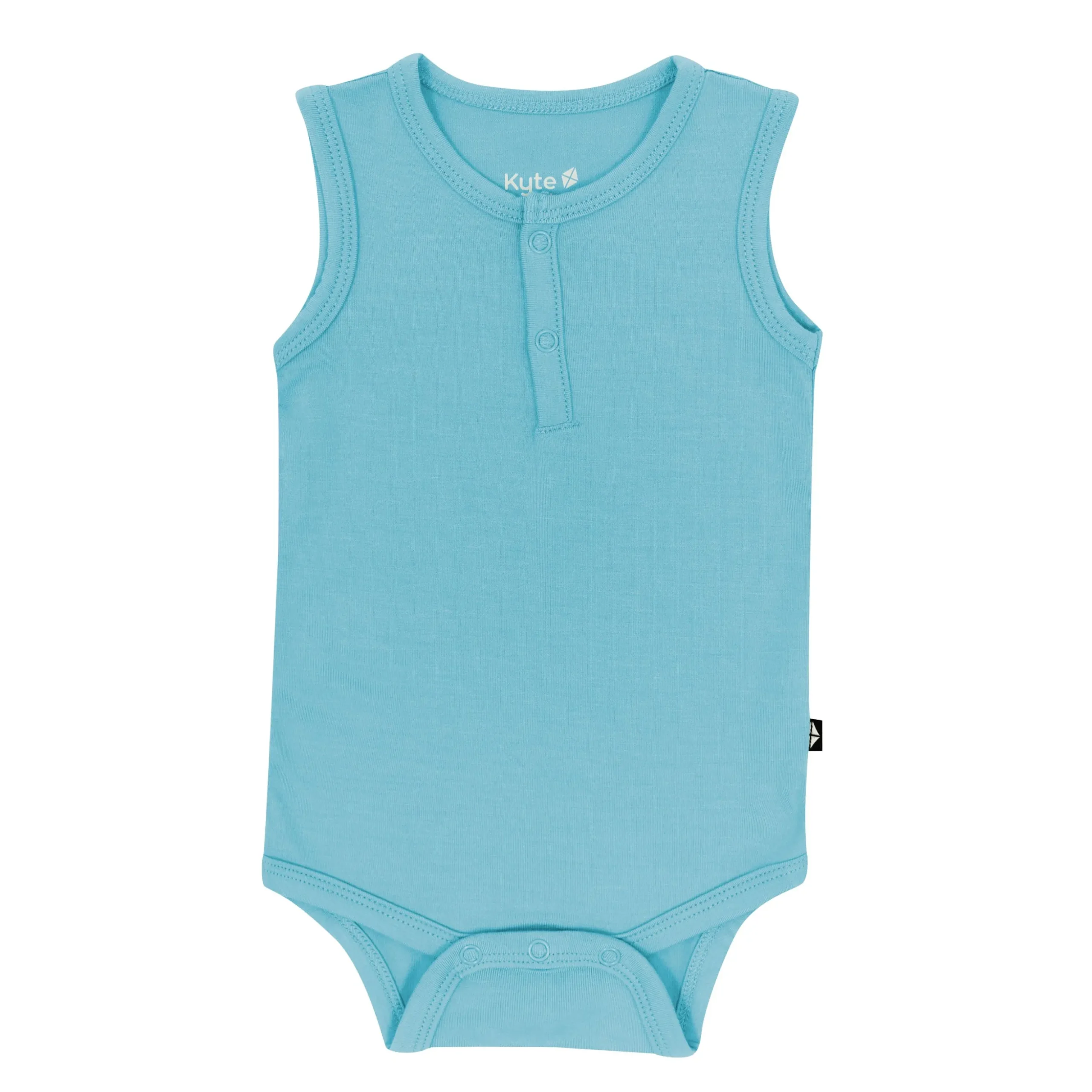 Sleeveless Bodysuit in Makai