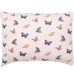 Standard Pillowcase in Blush Butterfly
