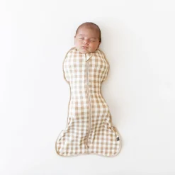 Swaddle Bag in Gingham Bisque 0.5
