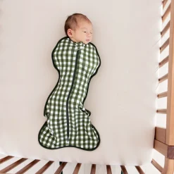 Swaddle Bag in Gingham Fir 0.5