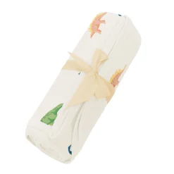 Swaddle Blanket in Ecru Roar