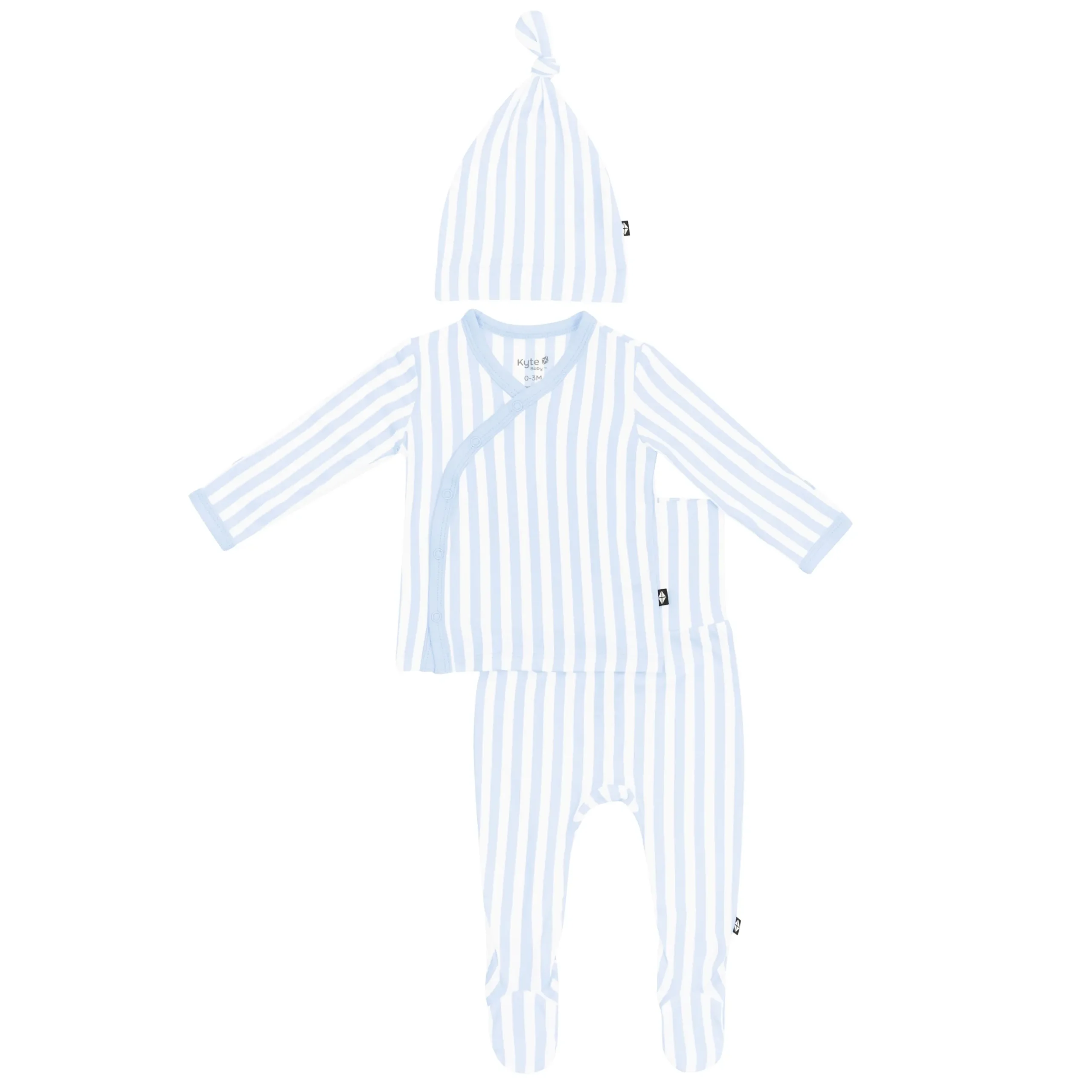 Take Me Home Set with Cap in Small Mist Stripe